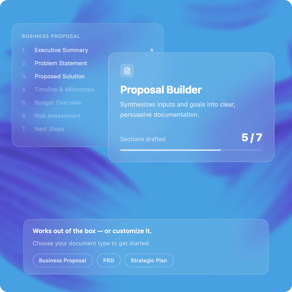 Proposal Builder agent image