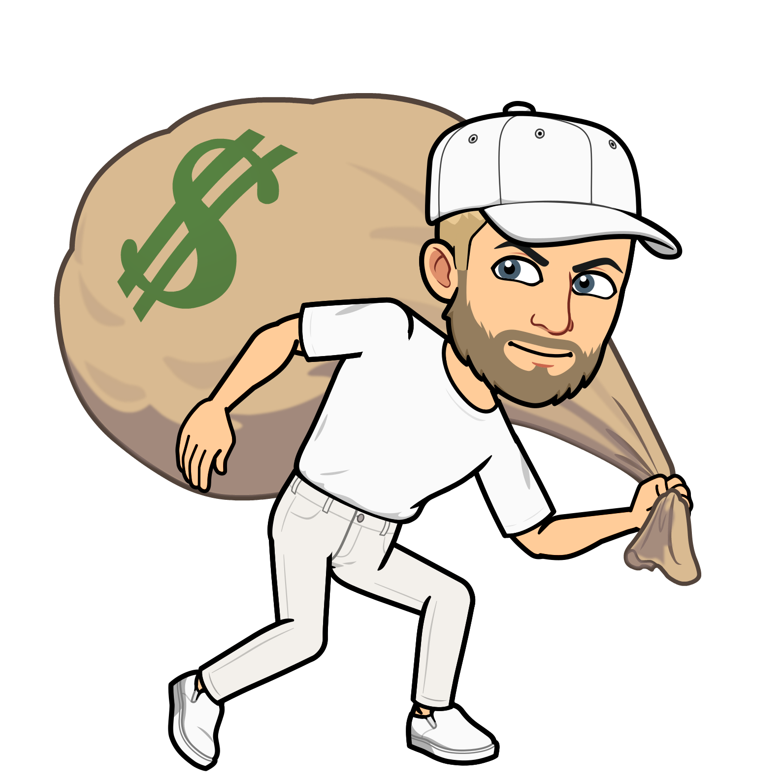 bitmoji-cash-bag